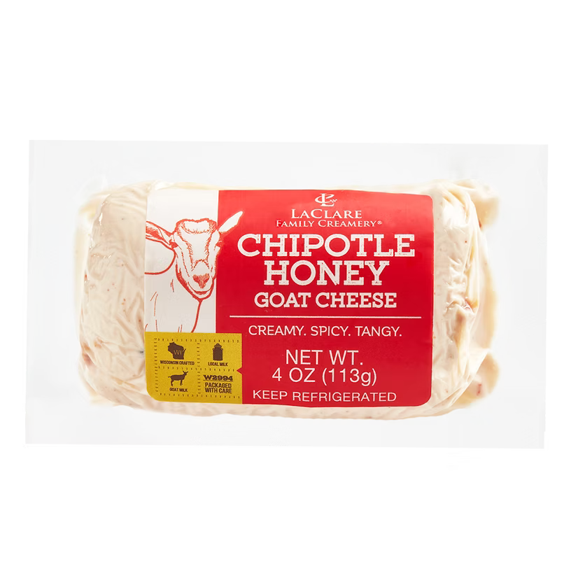 LaClare Chipotle Honey Goat Cheese, Cheese from Keystone Cheese