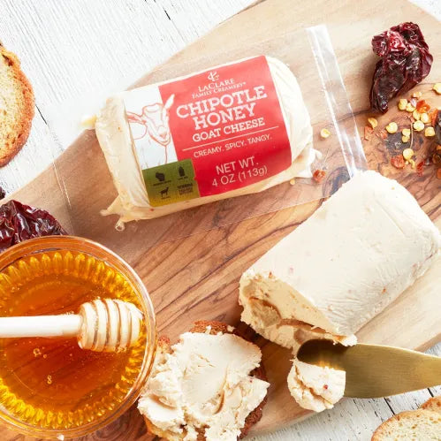 LaClare Chipotle Honey Goat Cheese, Cheese from Keystone Cheese