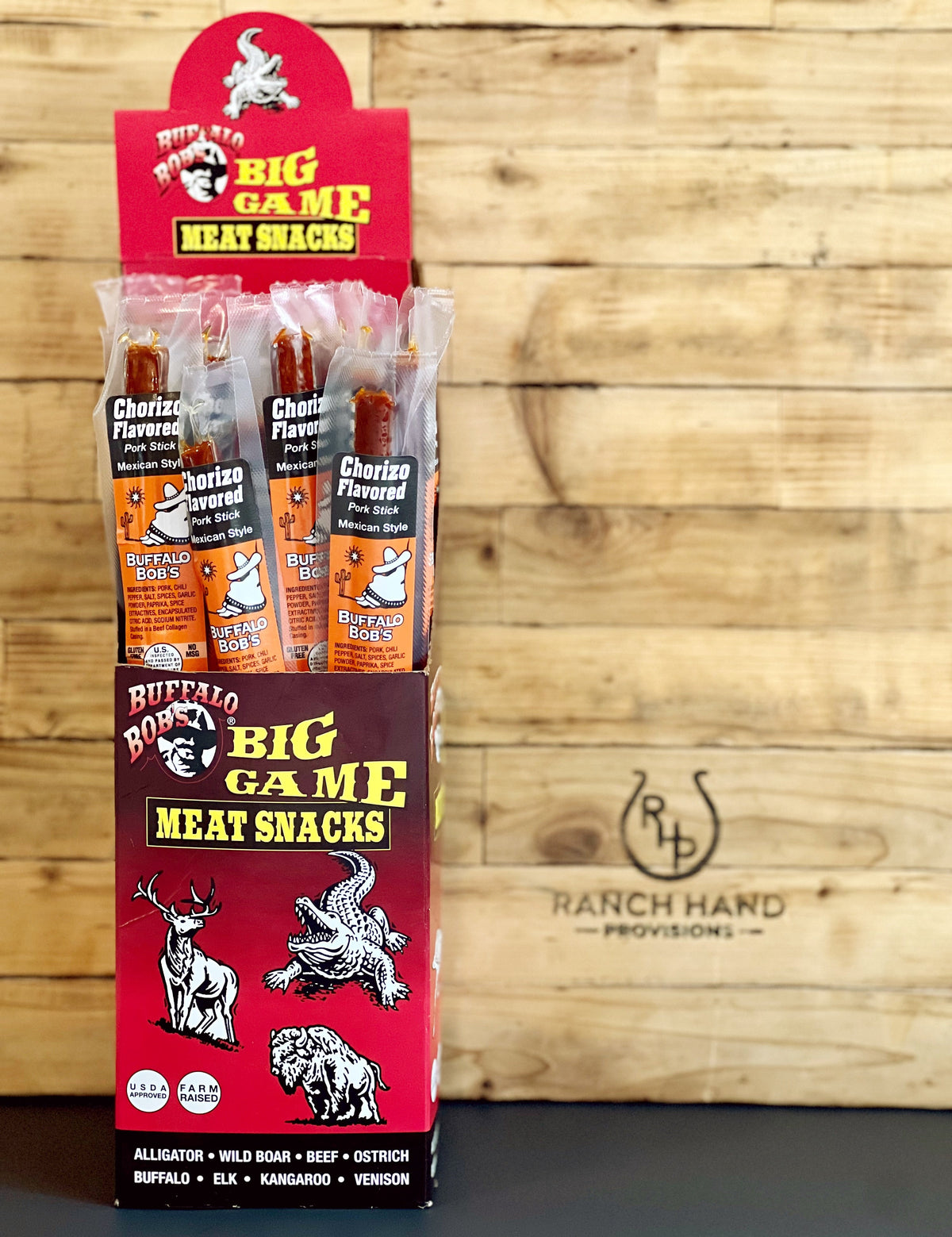 Chorizo Jerky Stick, Meat from Ranch Hand Provisions
