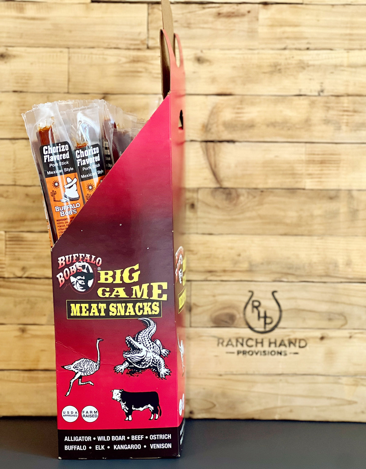 Chorizo Jerky Stick, Meat from Ranch Hand Provisions