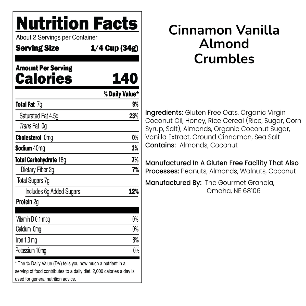 Cinnamon Vanilla Almond Crumbles, image 4 of 8