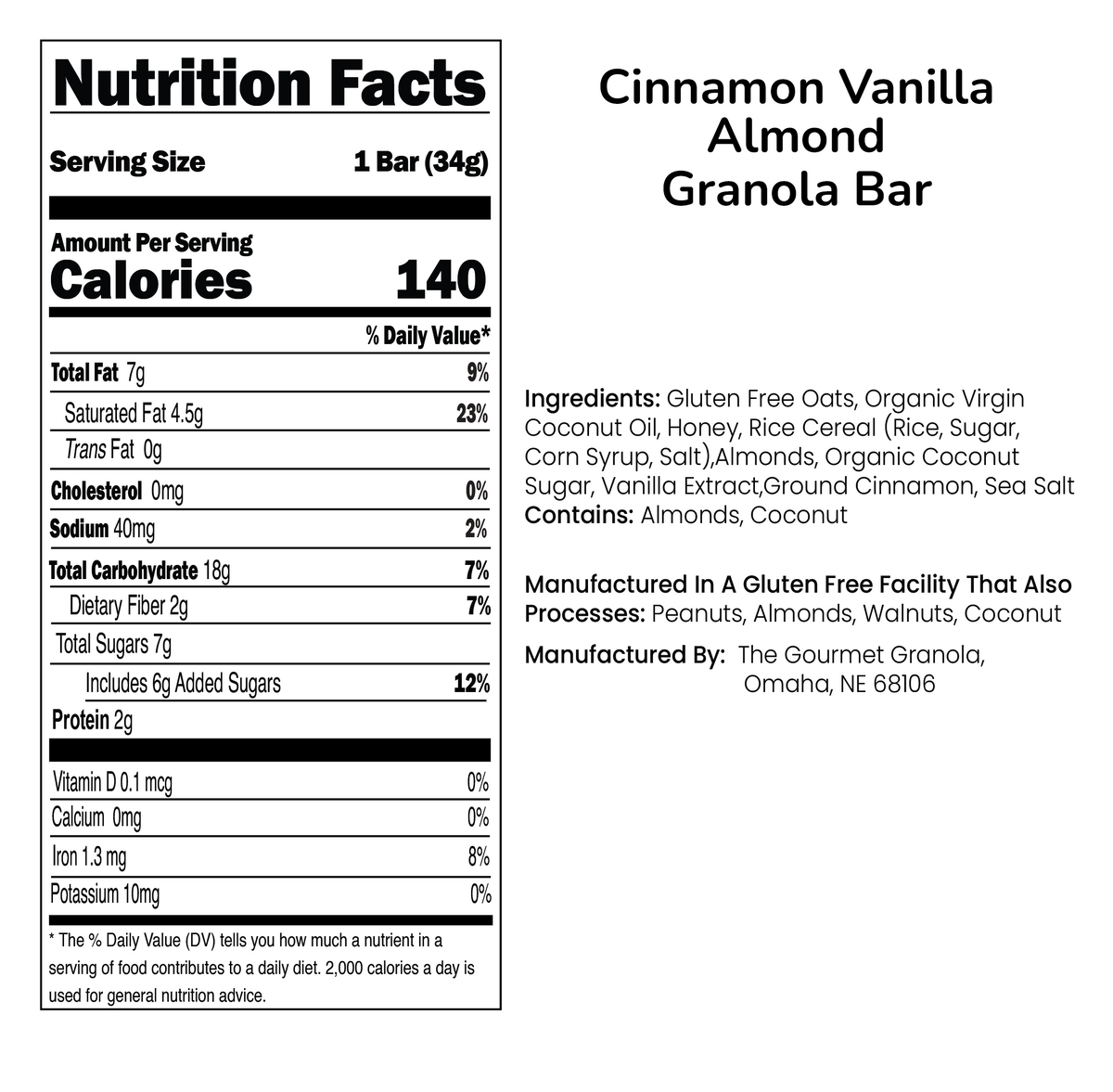 Cinnamon Vanilla Almond Granola Bars, image 7 of 8