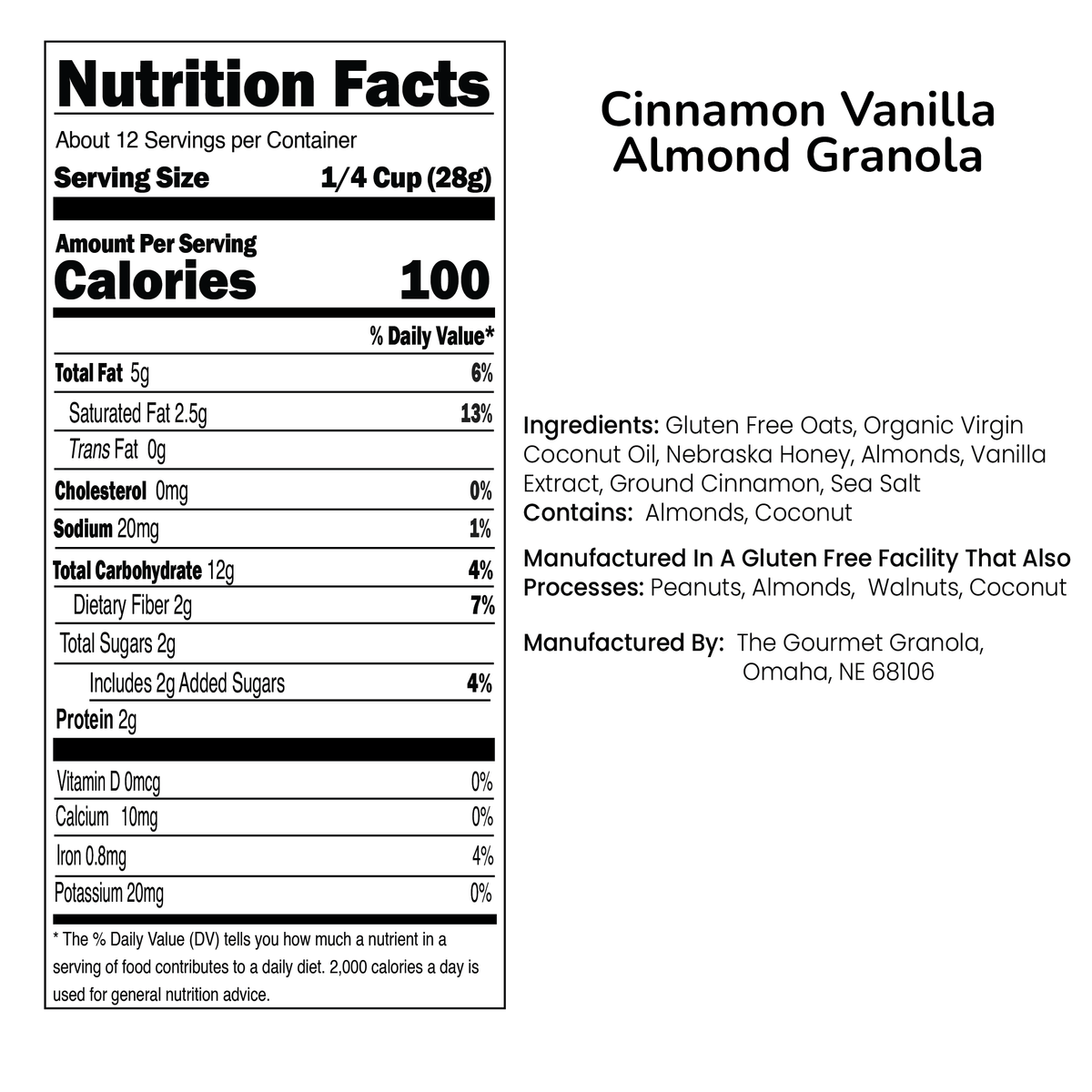 Cinnamon Vanilla Almond Granola, image 4 of 7