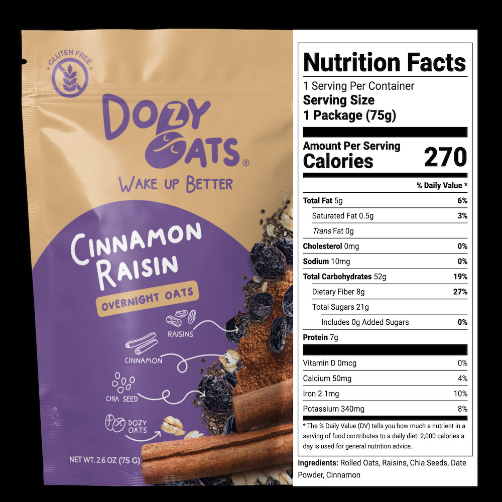 10-Pack Sampler Box with jar, Box from Dozy Oats