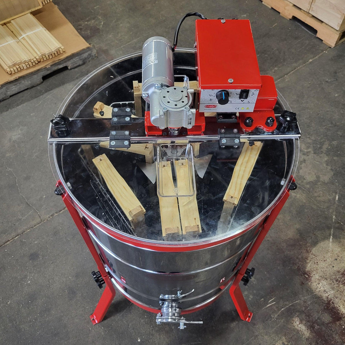 Civan Electric 9 Frame Honey Extractor 3t and 6r / 6r, image 2 of 13