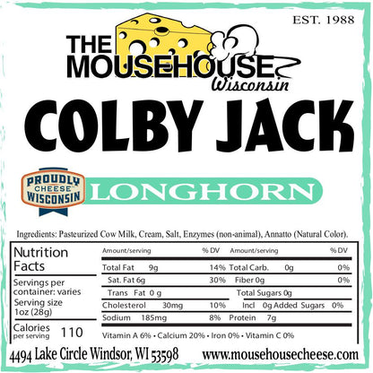 Colby Jack Longhorn, Approx wt. 12oz