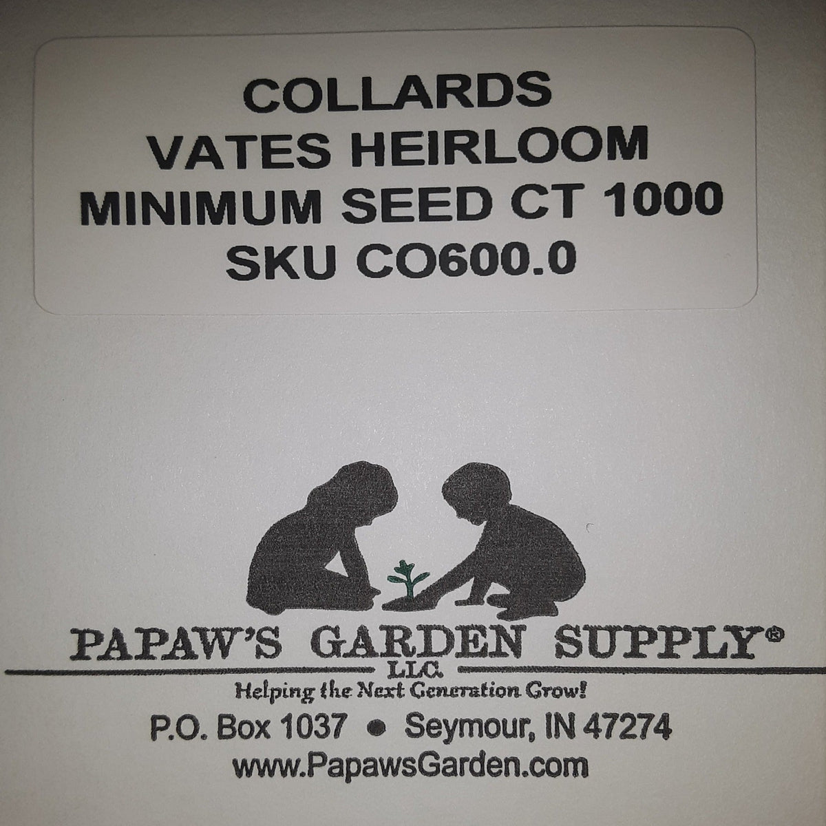 Collard Greens, Vates Heirloom Seeds, image 3 of 5