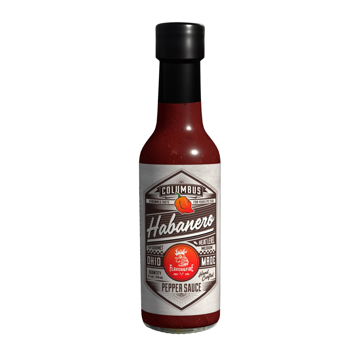 Columbus Habanero Hot Sauce by Flavor & Fire