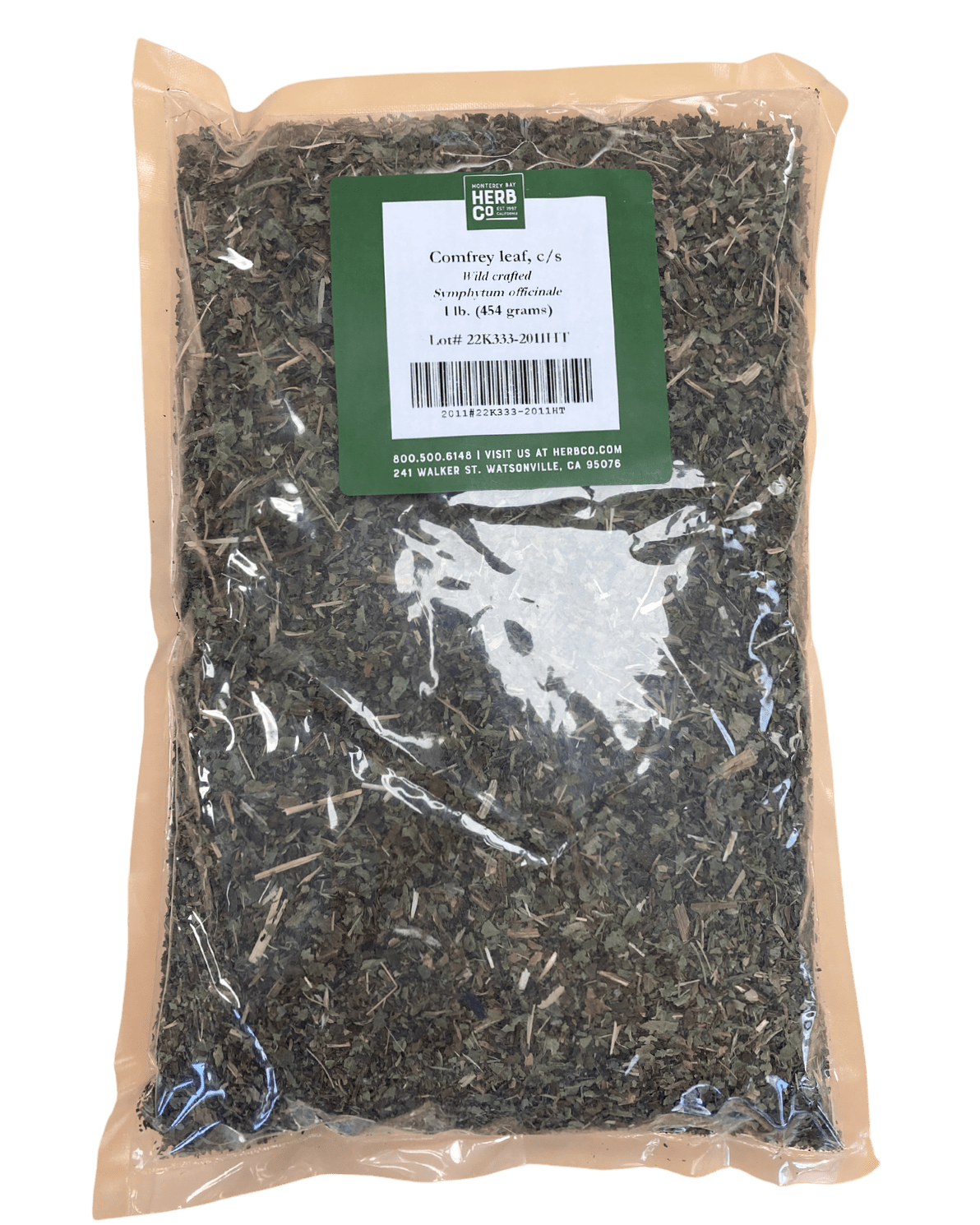 Comfrey Leaf, Cut, Sifted