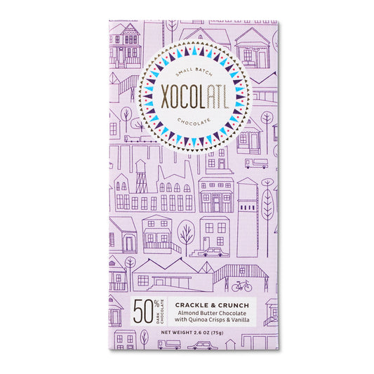 Crackle & Crunch Quinoa Chocolate Bar, Confection from Xocolatl Small Batch Chocolate