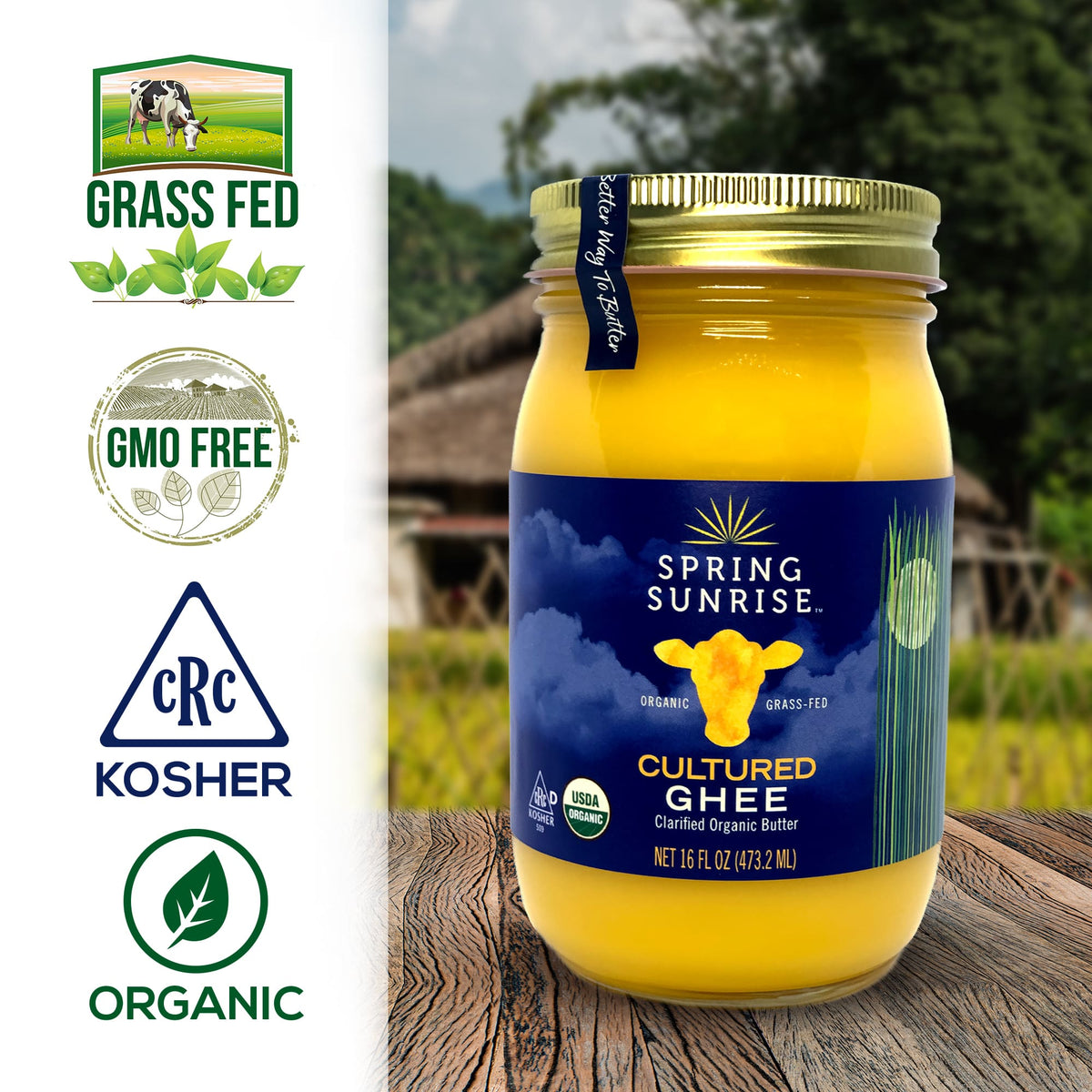 Organic Cultured Ghee, image 3 of 6