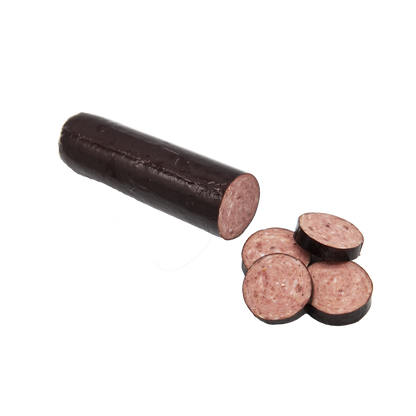 Bison Hickory Smoked Summer Sausage (6 oz.), Meat from Pearson Ranch Jerky