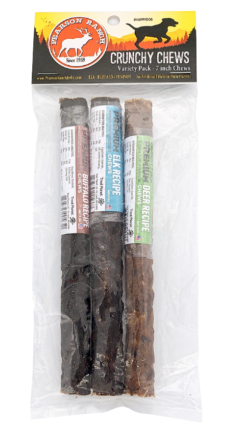 Dog Chew Variety Pack, Pet from Pearson Ranch Jerky