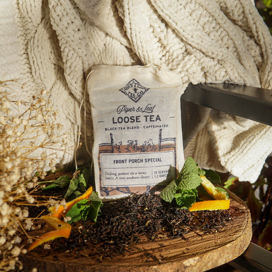 Front Porch Special Muslin Bag of Loose Leaf Tea - 15 Servings