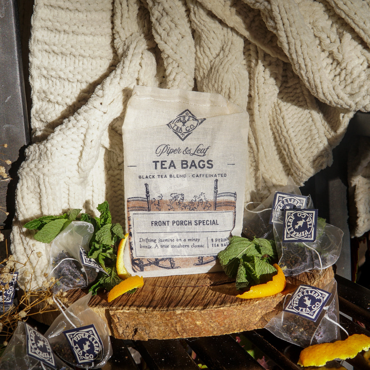 Front Porch Special 9ct Tea Bags in Muslin