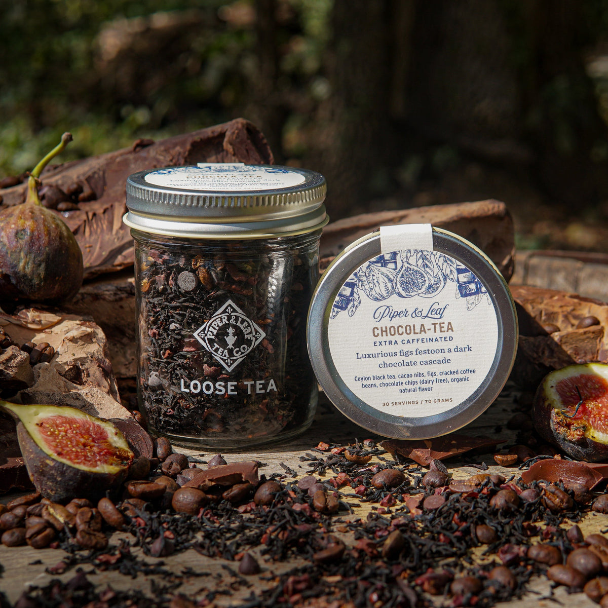 Chocola-Tea Glass Jar of Loose Leaf Tea - 30 Servings