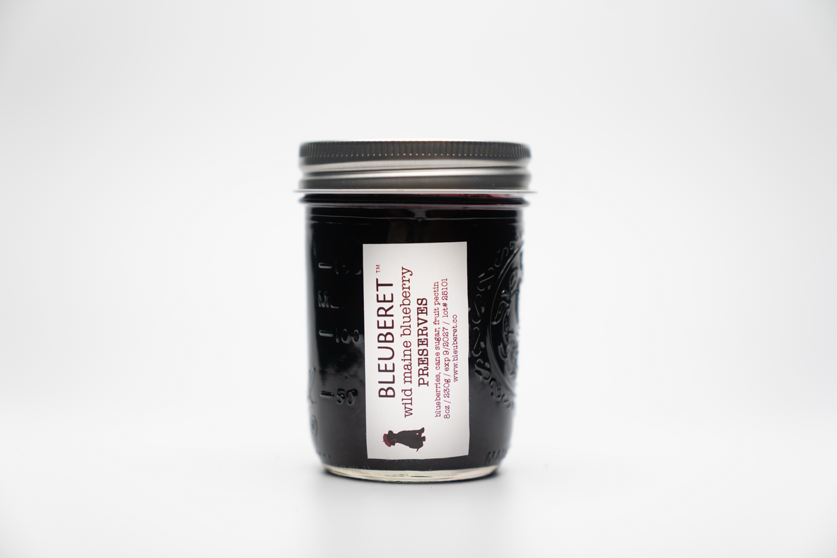Wild Maine Blueberry Preserve (small batch) by Bleuberet