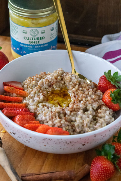 Cultured Ghee, Grassfed & Certified Organic
