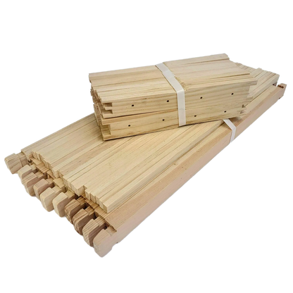 Deep 9 1/8 Inch Langstroth Frame, Wedged Top / Split Bottom with Holes