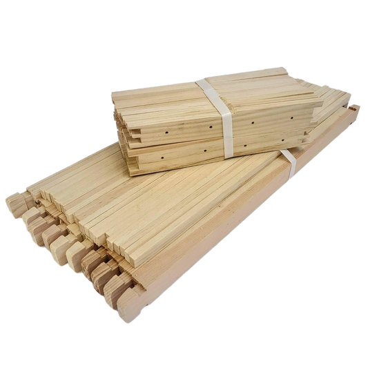 Deep 9 1/8 Inch Langstroth Frame, Wedged Top / Split Bottom with Holes