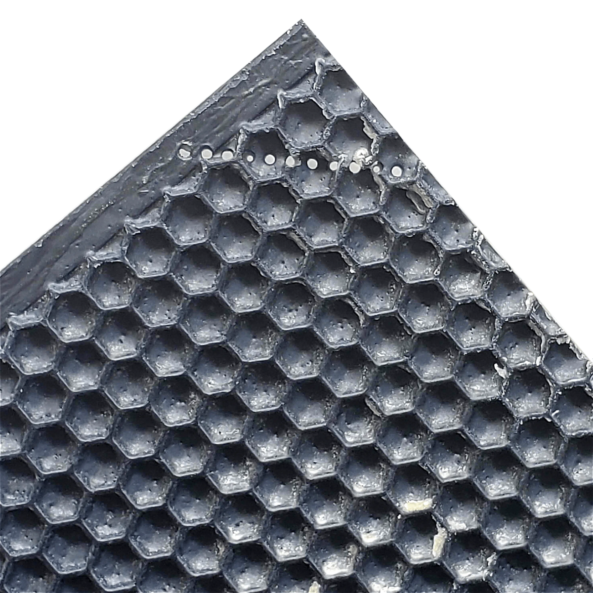 Deep, Black Plastic Foundation with Double Beeswax