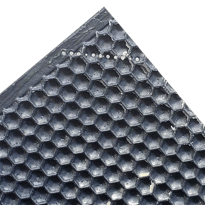 Deep, Black Plastic Foundation with Double Beeswax