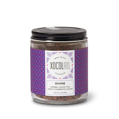 Divine Herbal Cacao Tea, Tea from Xocolatl Small Batch Chocolate