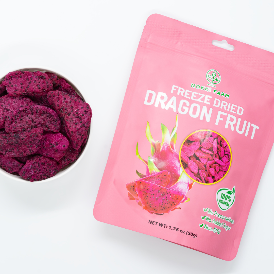 Freeze-Dried Red Dragon Fruit