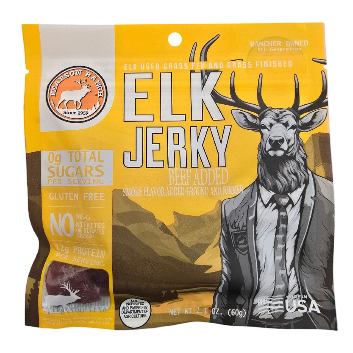 The Trail Boss - Elk Variety Pack, Meat from Pearson Ranch Jerky