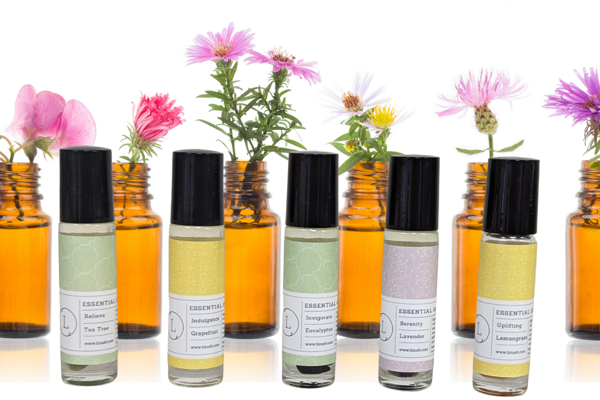 CBD Essential Oils Roll-On set with Crystals and CBD (THC free), Health & Beauty from Lizush