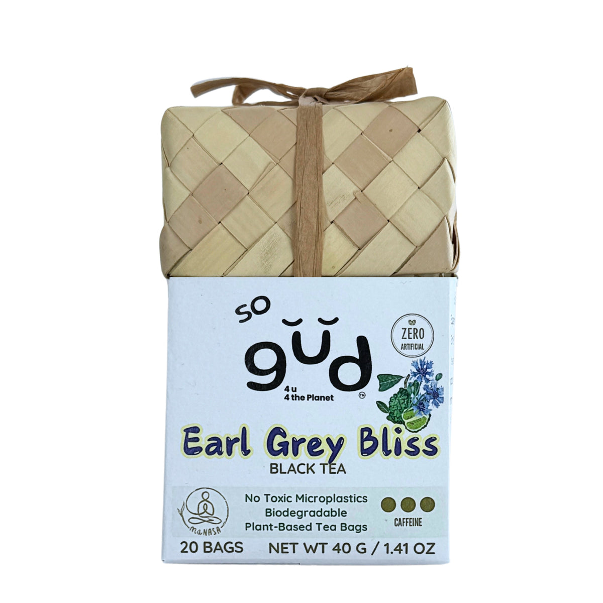 Earl Grey Bliss Black Tea | Plant-based Tea Bags by so gud