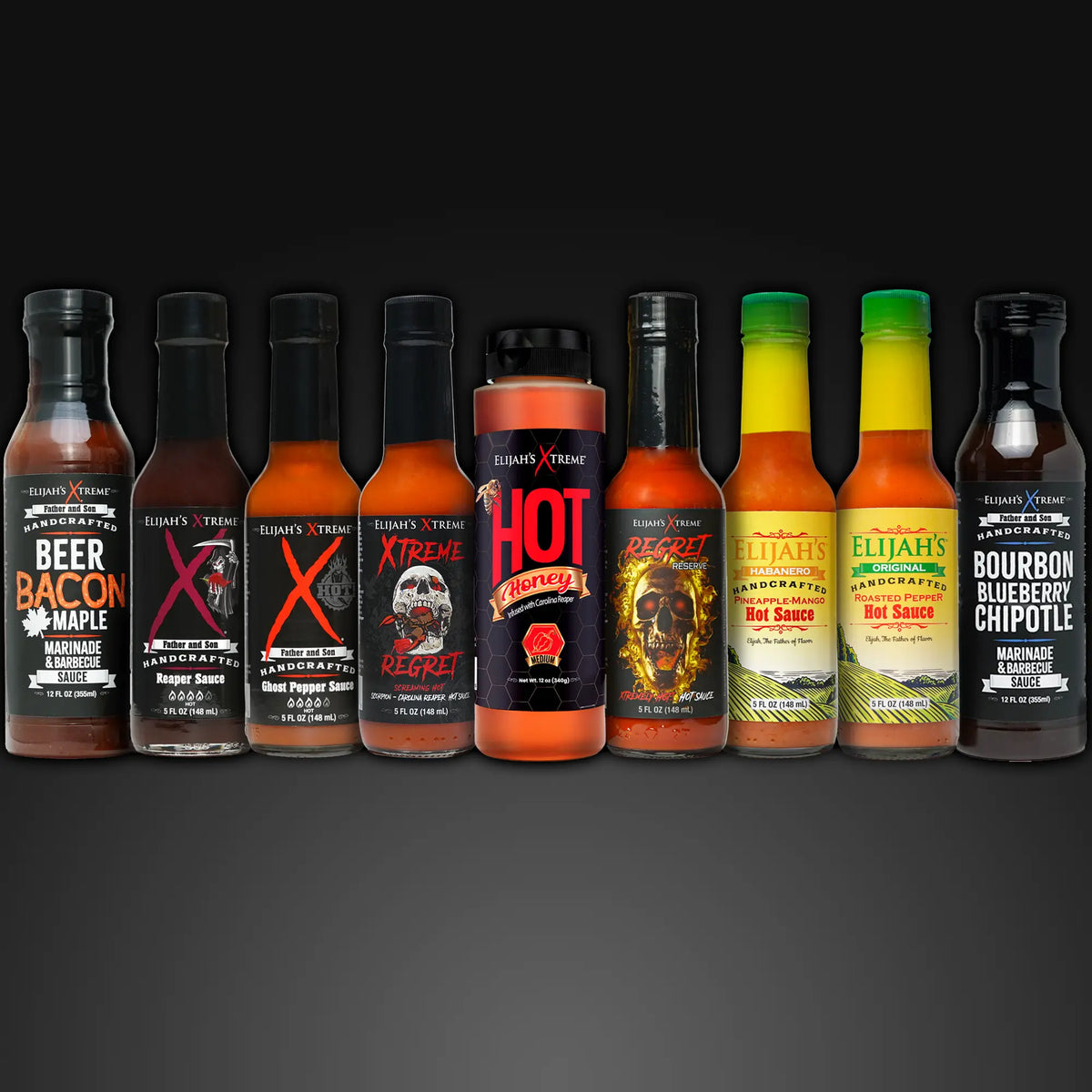 Entire Sauce Collection + Hot Honey