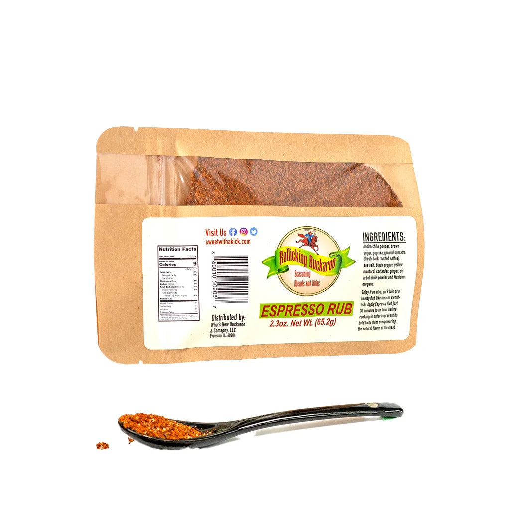 Espresso Rub Seasoning Blend, Pantry from Rollicking Buckaroo