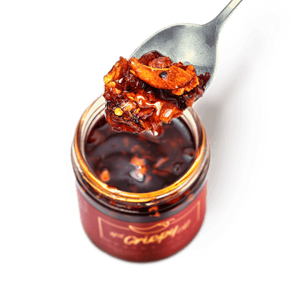 Extra Hot Crispy Oil –  Chili Crisp Garlic Oil