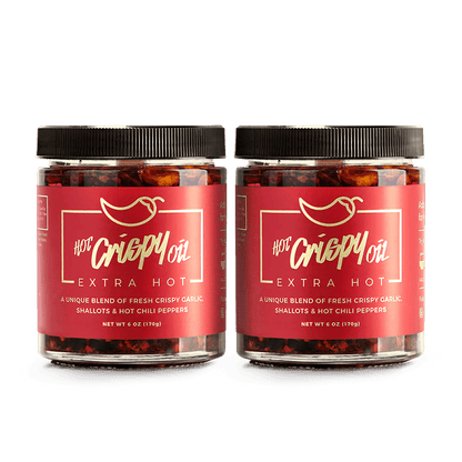 Extra Hot Crispy Oil –  Chili Crisp Garlic Oil