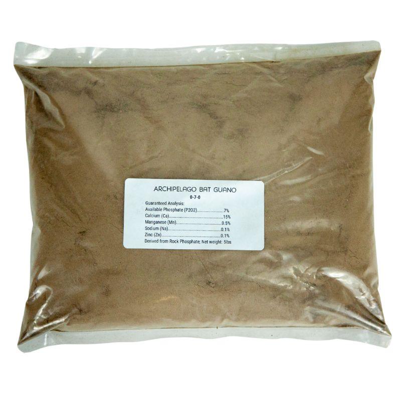 Archipelago Bat Guano 0-7-0 (5 lb bag), Garden from Grow Organic