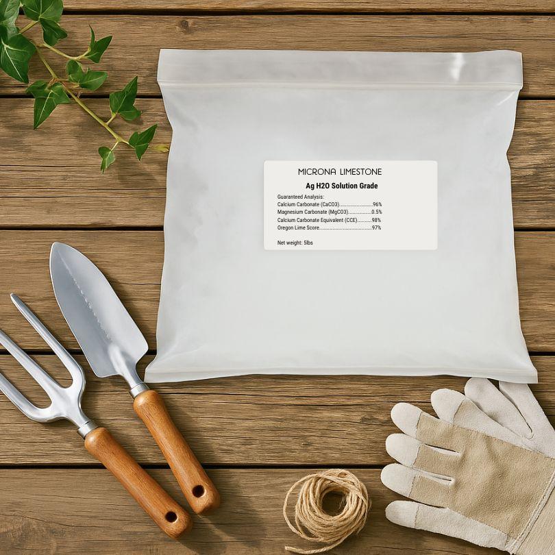 Limestone Microna Ag H2O (5 lb bag), Garden from Grow Organic