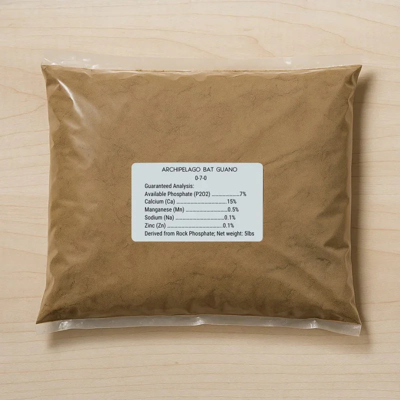 Archipelago Bat Guano 0-7-0 (5 lb bag), Garden from Grow Organic