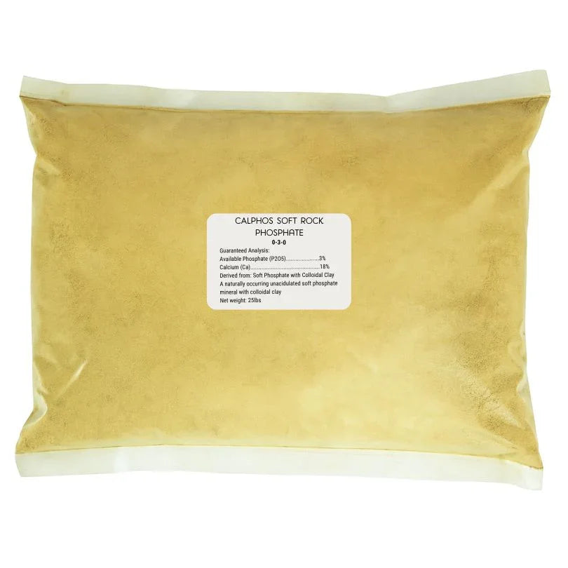 Calphos Soft Rock Phosphate (25 lb bag), Garden from Grow Organic