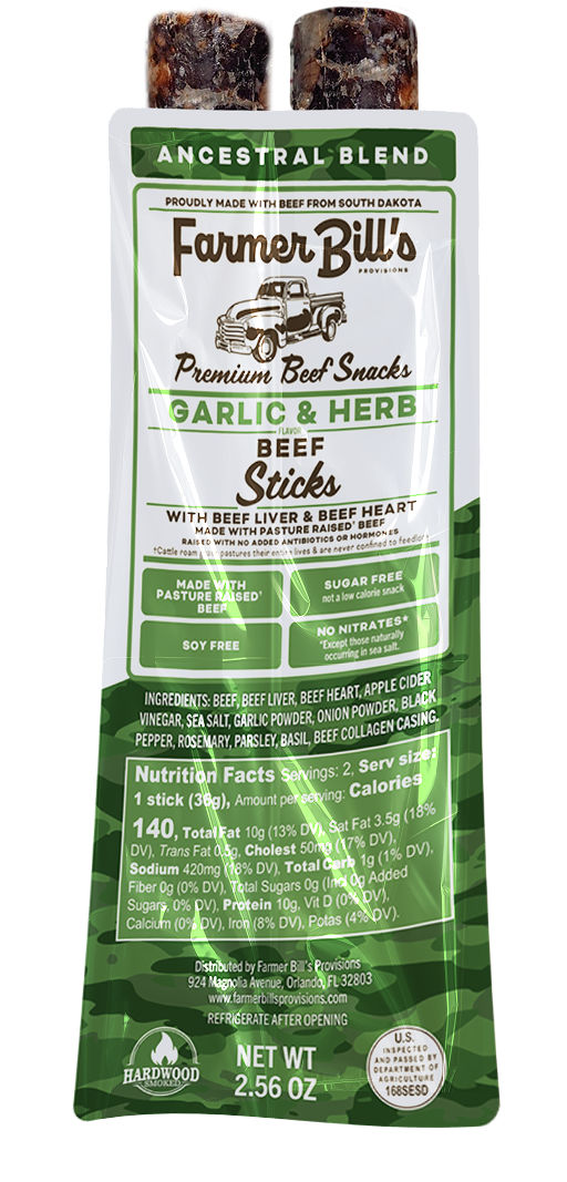 Ancestral Beef Stick Bundles, *BUNDLE ITEM from Farmer Bill's Provisions