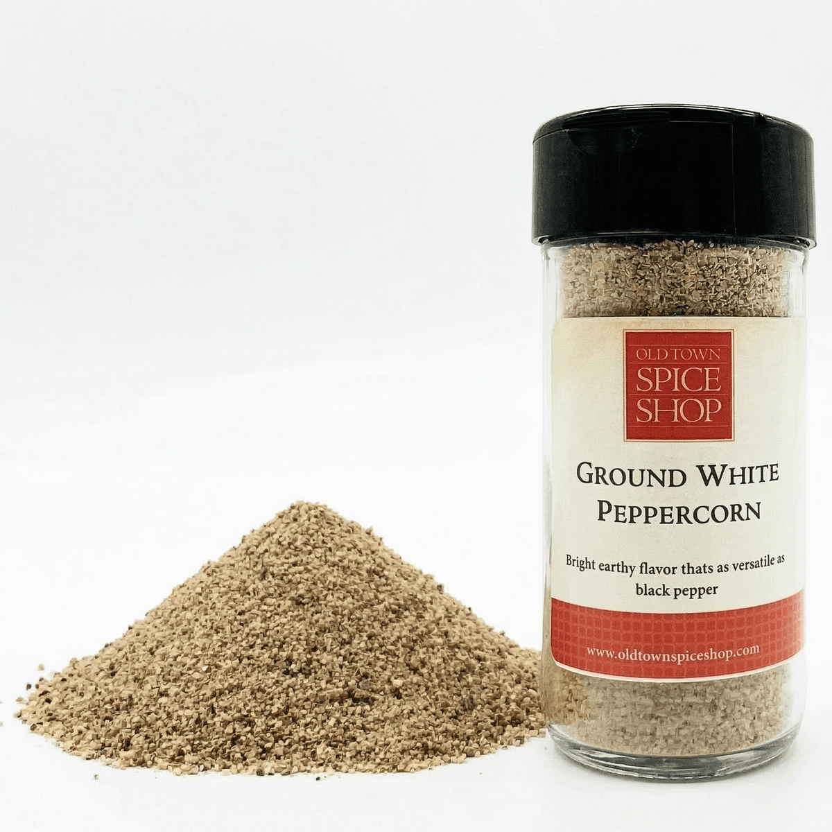 White Peppercorn, Ground by Old Town Spice Shop