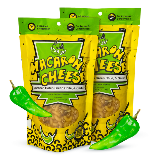 Hatch Green Chile, Garlic, Cheddar Mac and Cheese by FishSki Provisions
