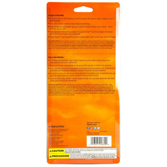 Fiskars Softgrip Nonstick Micro-Tip Snip (2/pk), Garden from Grow Organic