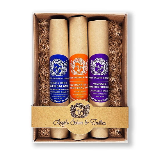 Game Salami Trio Gift Box by Angel's Salumi & Truffles
