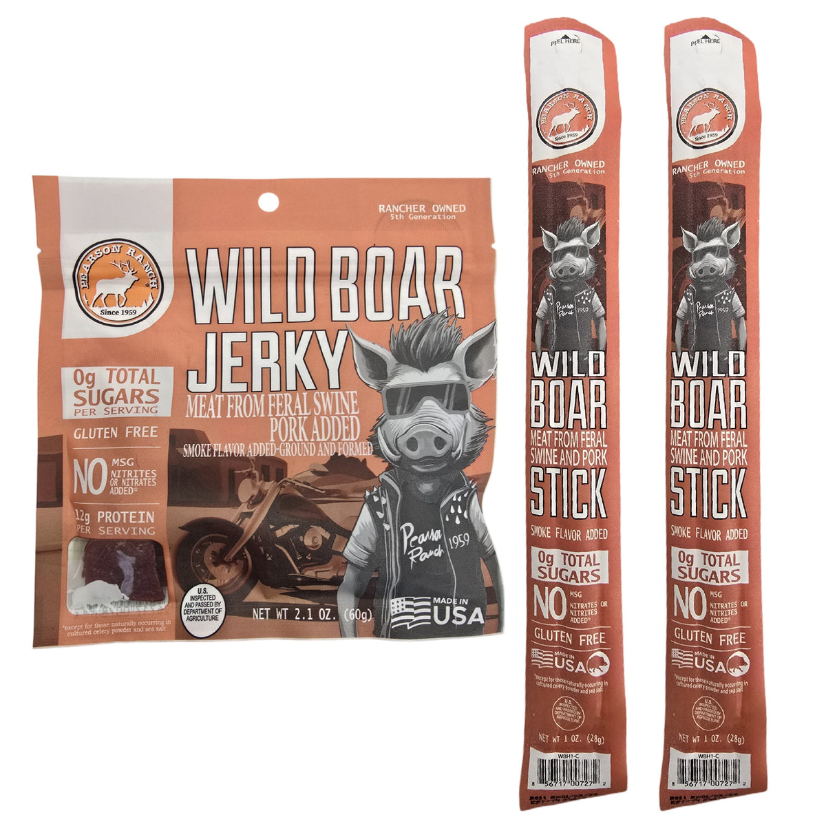 Greenhorn Sampler, Meat from Pearson Ranch Jerky