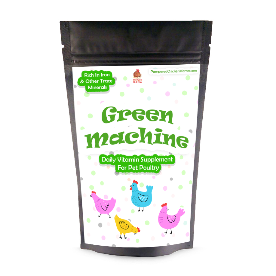Green Machine: Daily Vitamin Supplement for Pet Poultry from Dahlia Pets