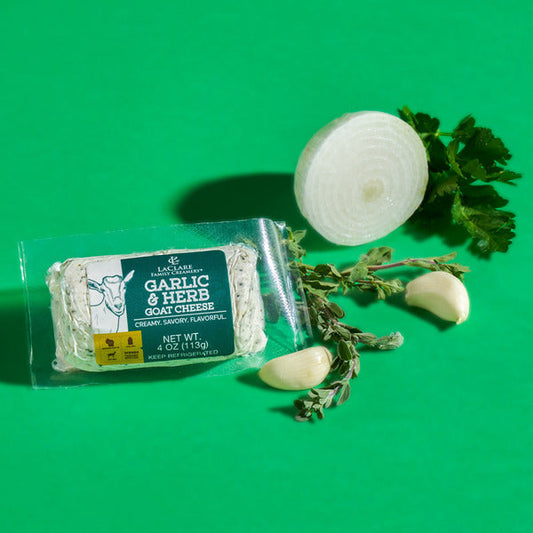 LaClare Garlic & Herb Goat Cheese, Cheese from Keystone Cheese
