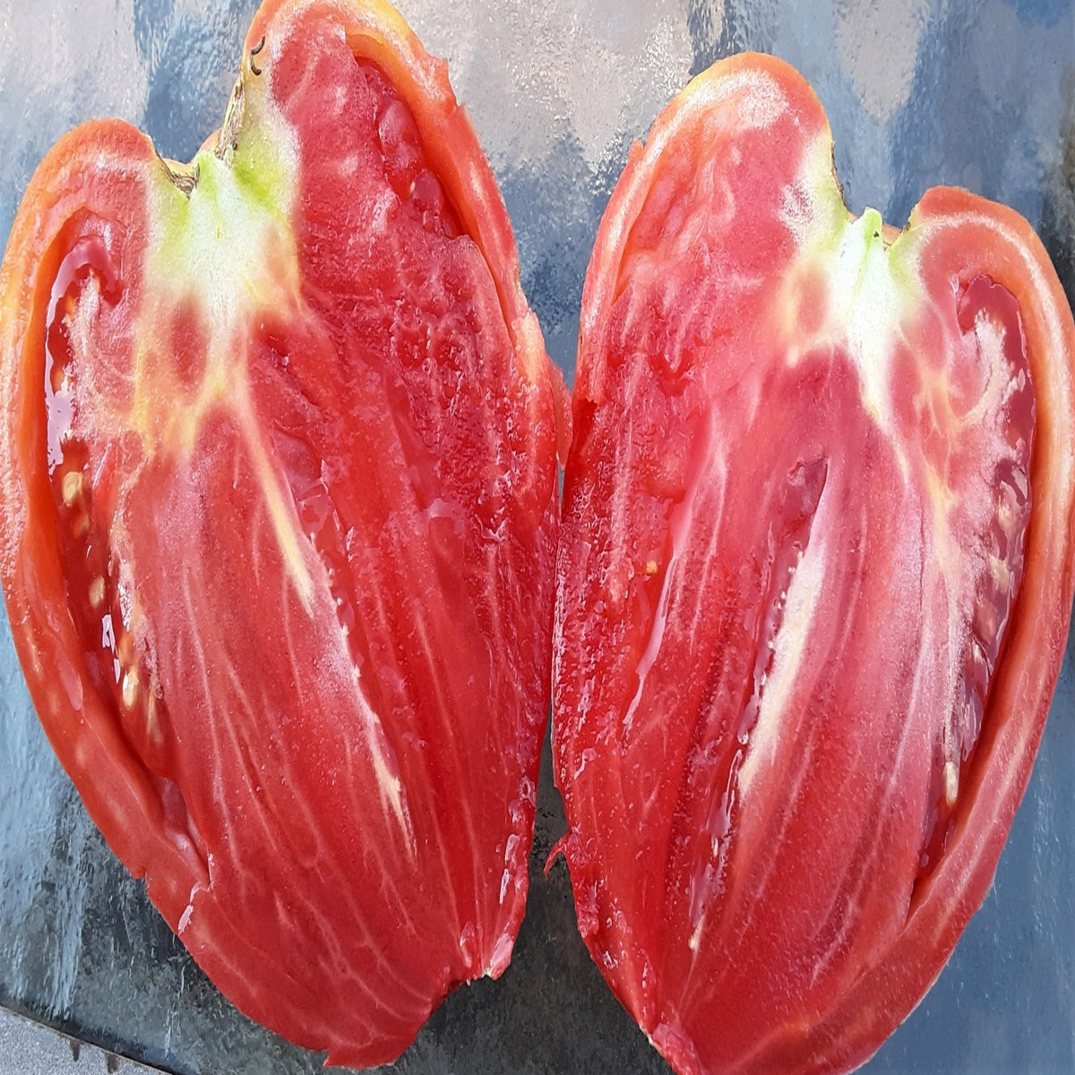 German Red Strawberry Heirloom Tomato Seeds by Papaws Garden Supply