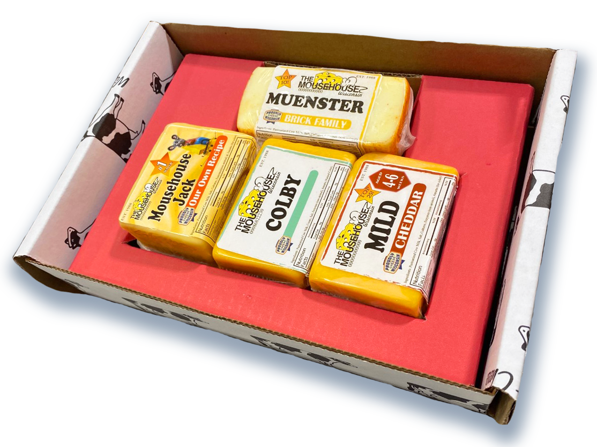 Wisconsin Cheese Gift Box 100A