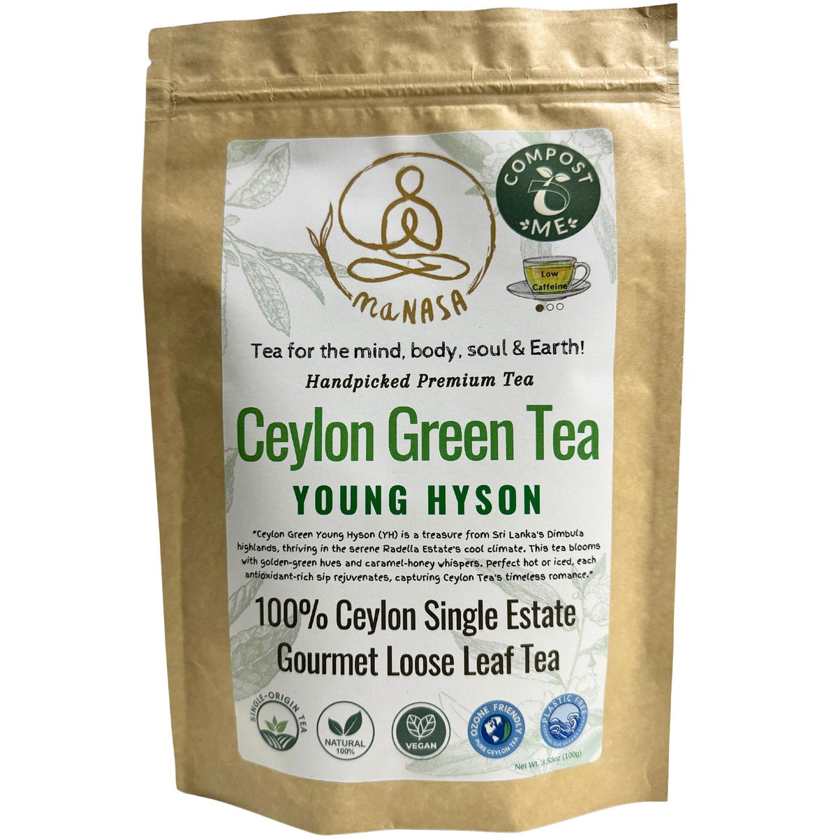 Green Tea | Loose Leaf Young Hyson (YH) Green Tea, image 6 of 13
